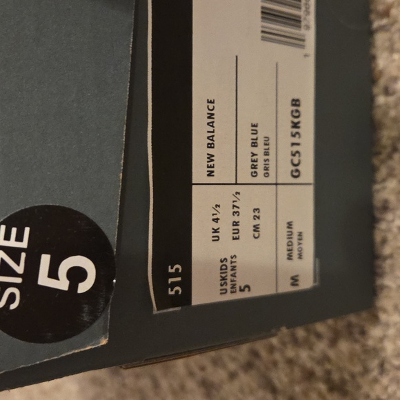 New Balance Kids Sneakers - Gray and Blue - Picture 5 of 10